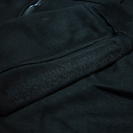 "Envy" Heavy Duty Zip-Up Hoodie - Knight