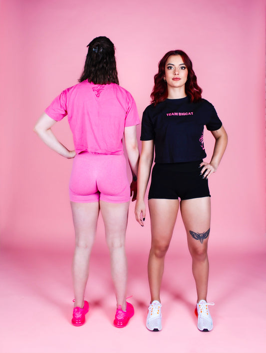 Crop Top - Triple Pink