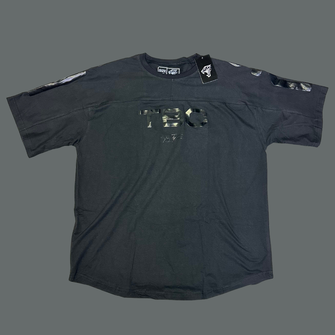 Oversized Full-Graphic Ragtop - Black Silicone