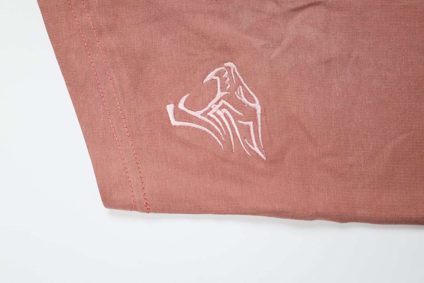 Oversized American Cut Signature Tee -Rose