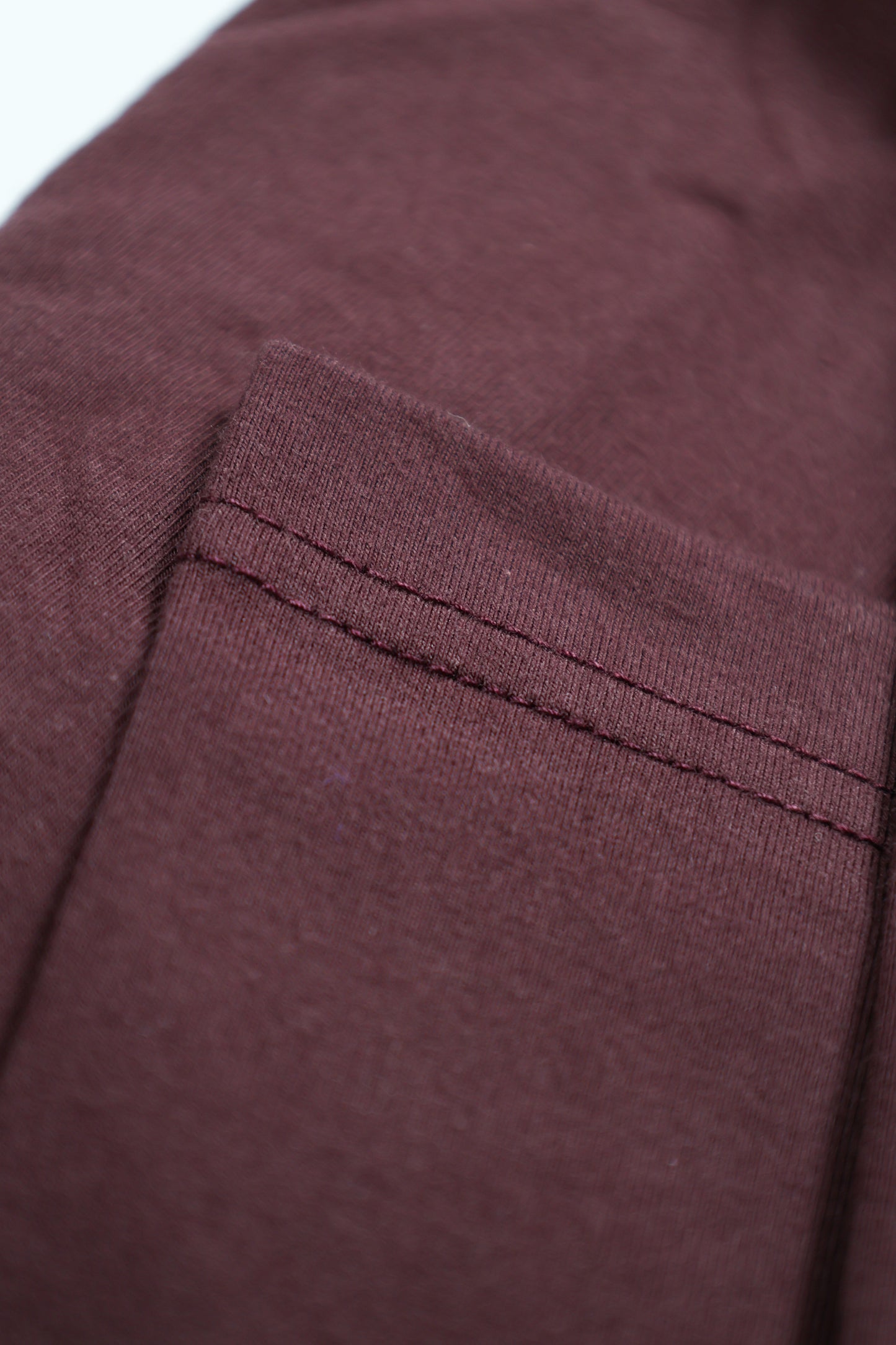 Oversized American Cut Signature Tee - Plum Brown