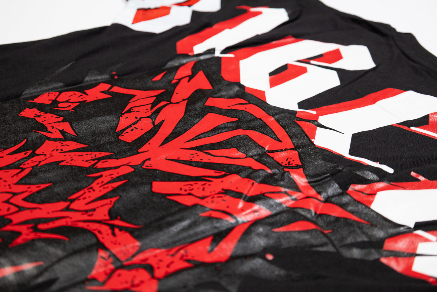 AP Red Cat Skull Classic Fit Tee