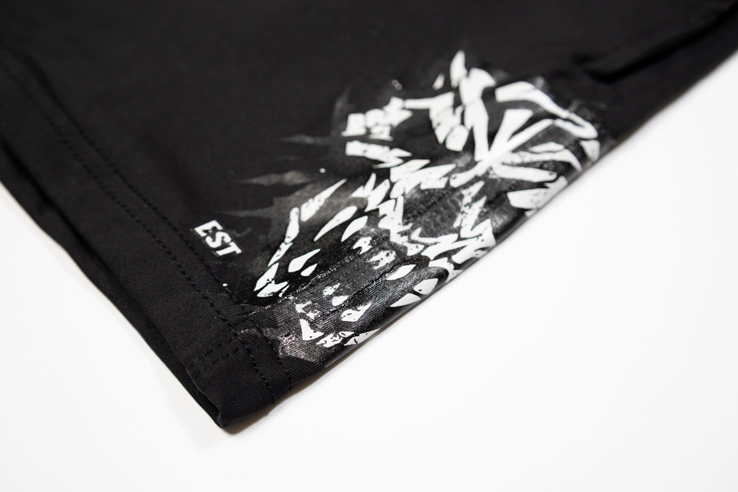 AP White Cat Skull Squat Shorts