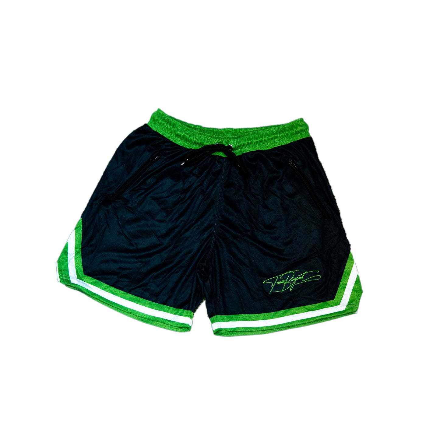 Mesh Basketball Shorts - Green