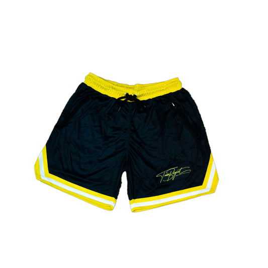 Mesh Basketball Shorts - Yellow