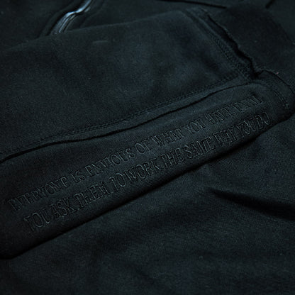 Heavy Duty "Envy" Zip-Up Hoodie- Knight