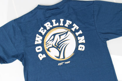 Bigcat Apparel Powerlifting Oversized Tee - Crystal Teal